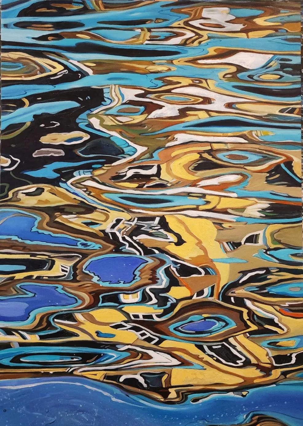 Untitled, 2025, oil on canvas — painting by Luis Alberto Saldaña