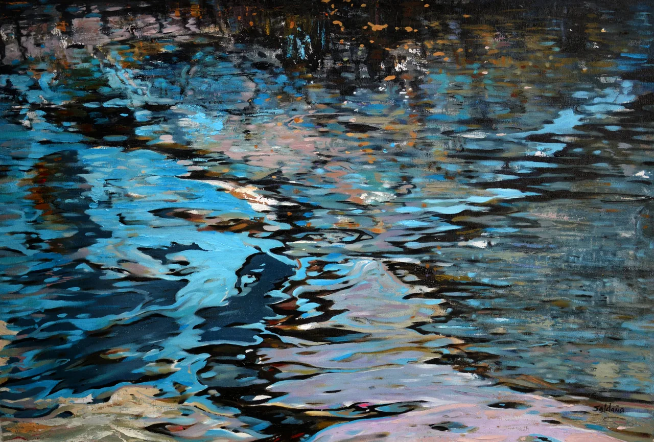 Untitled, 2019, oil on canvas — painting by Luis Alberto Saldaña