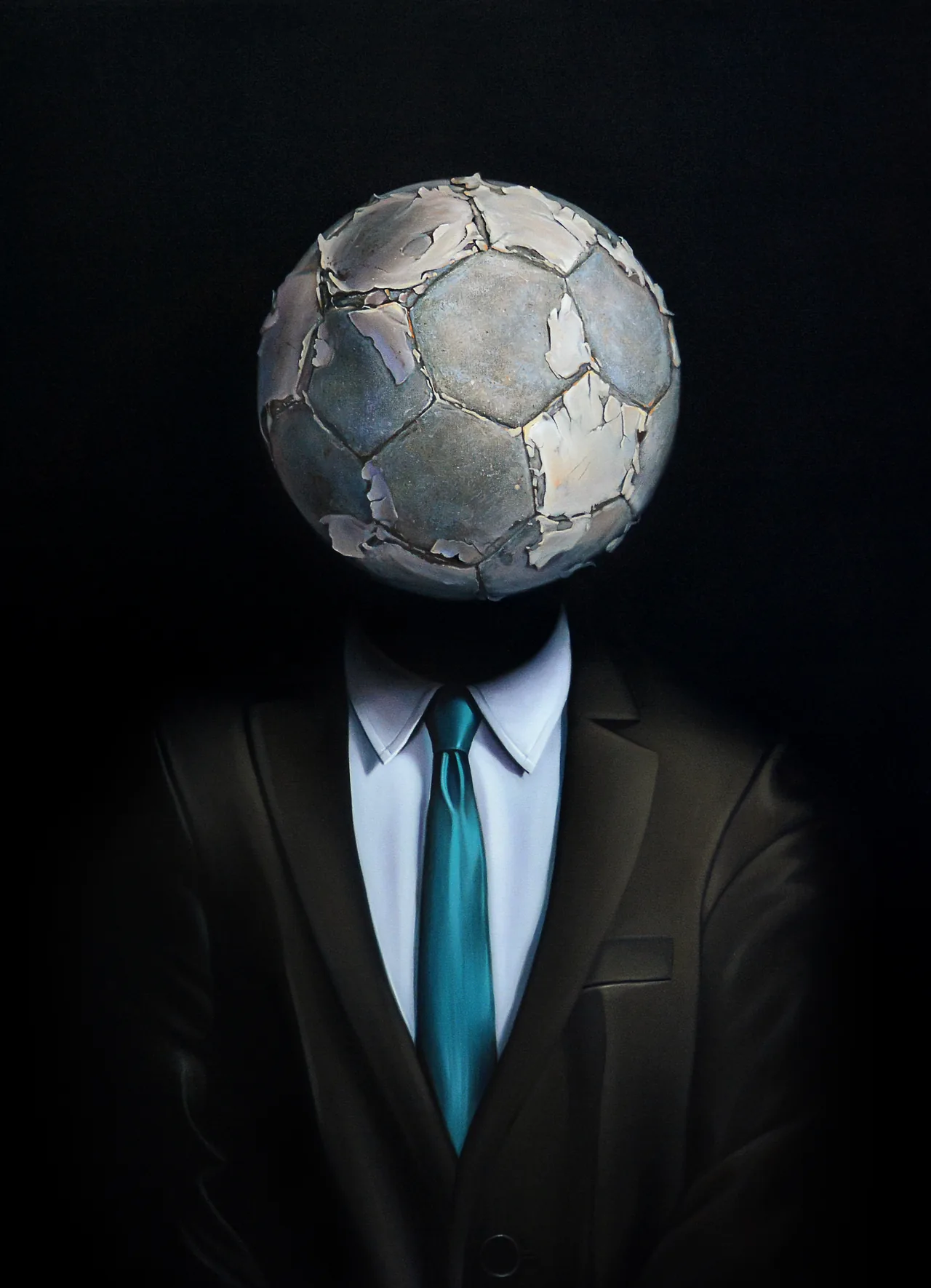 Untitled, 2018–2020, oil on canvas — painting by Luis Alberto Saldaña