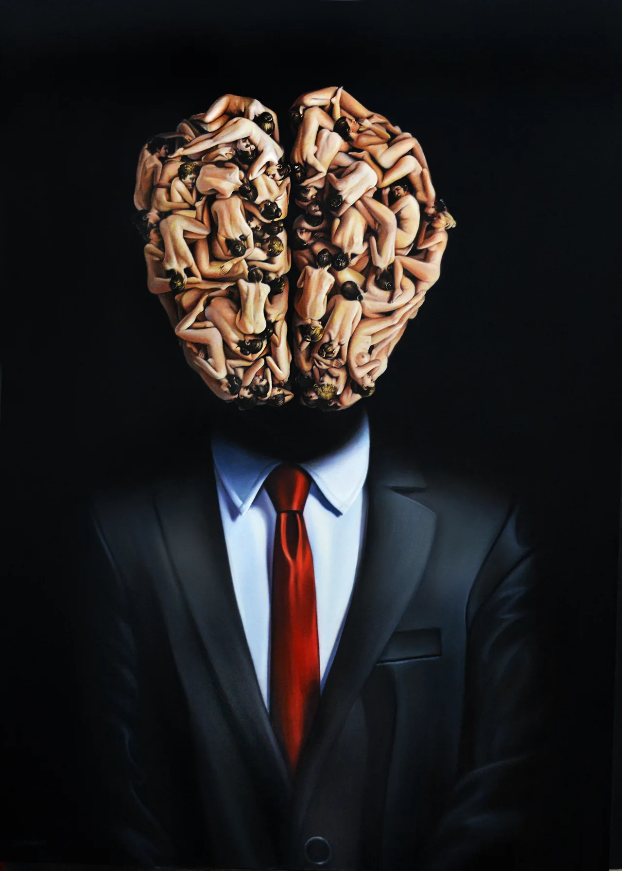Untitled, 2018–2020, oil on canvas — painting by Luis Alberto Saldaña