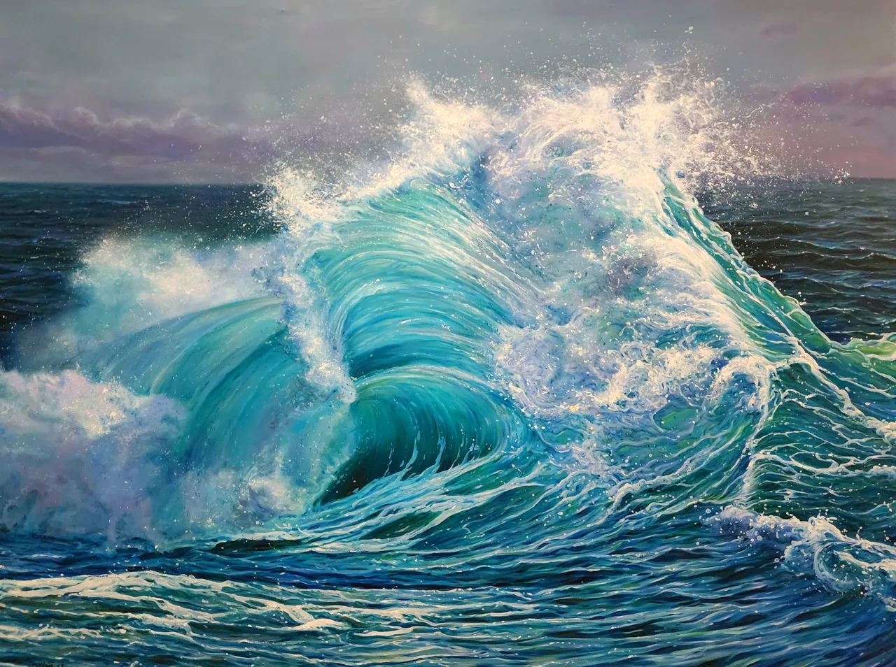 Untitled, 2025, oil on canvas — painting by Luis Alberto Saldaña