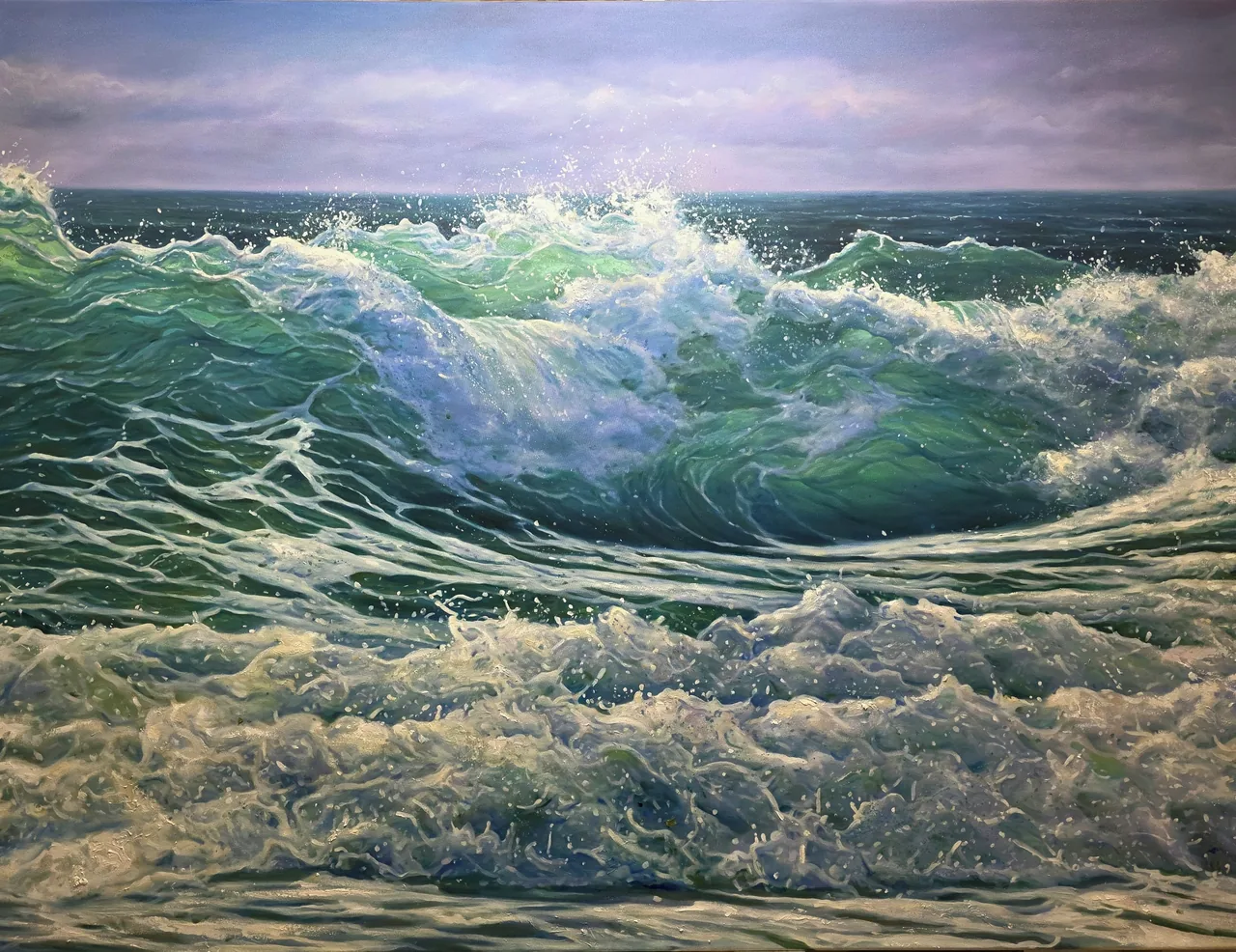 Untitled, 2025, oil on canvas — painting by Luis Alberto Saldaña