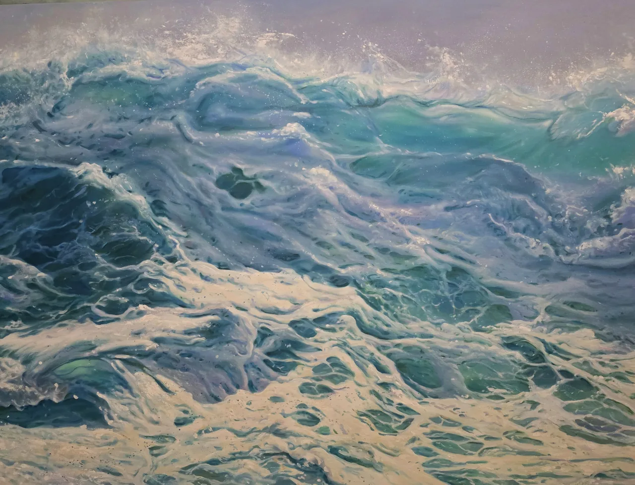 Untitled, 2025, oil on canvas — painting by Luis Alberto Saldaña