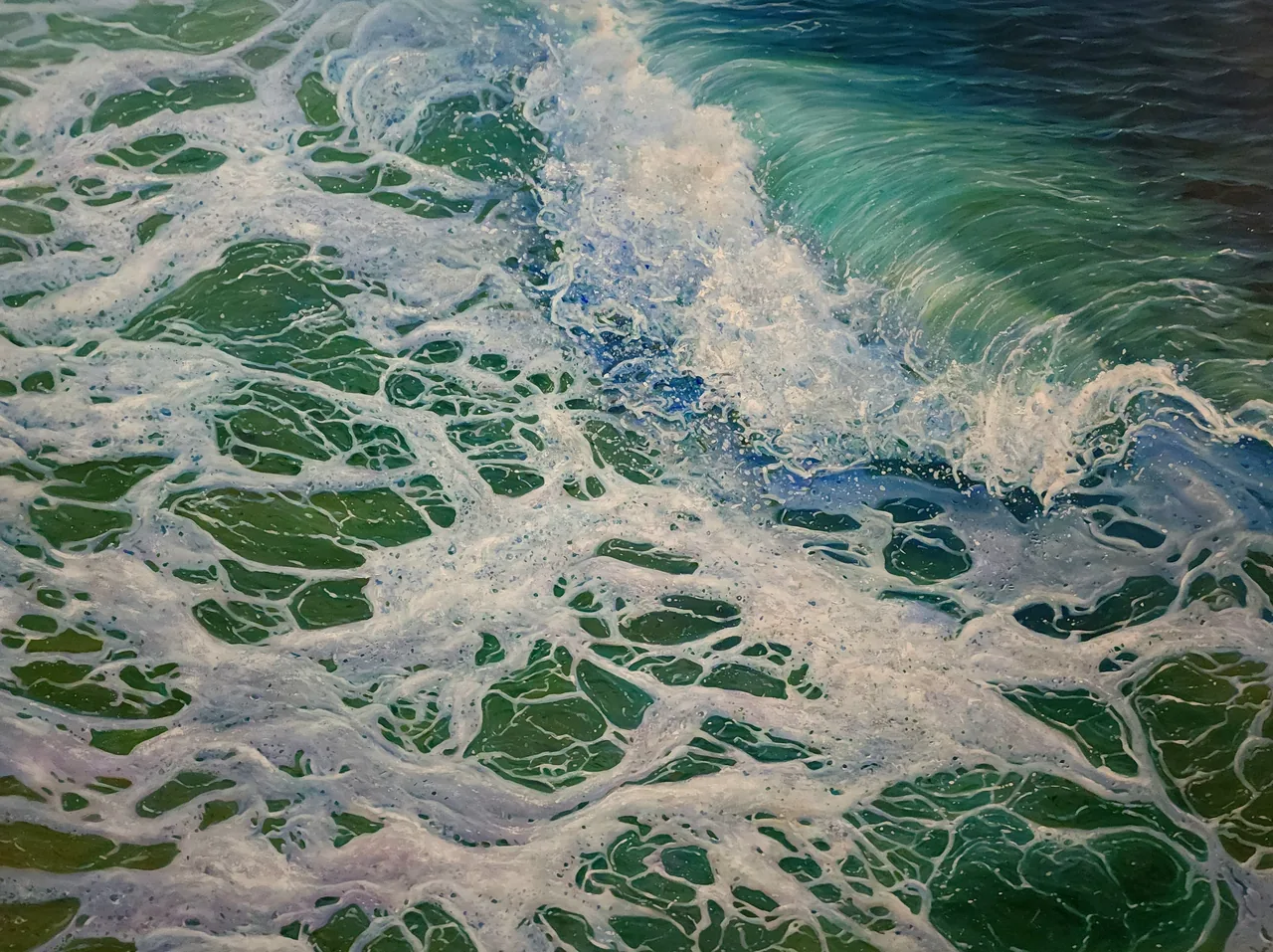Untitled, 2025, oil on canvas — painting by Luis Alberto Saldaña