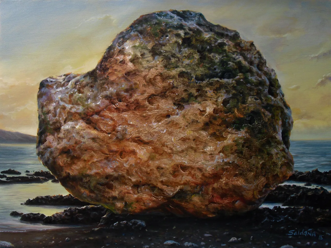 Untitled, 2015–2016, oil on canvas — painting by Luis Alberto Saldaña