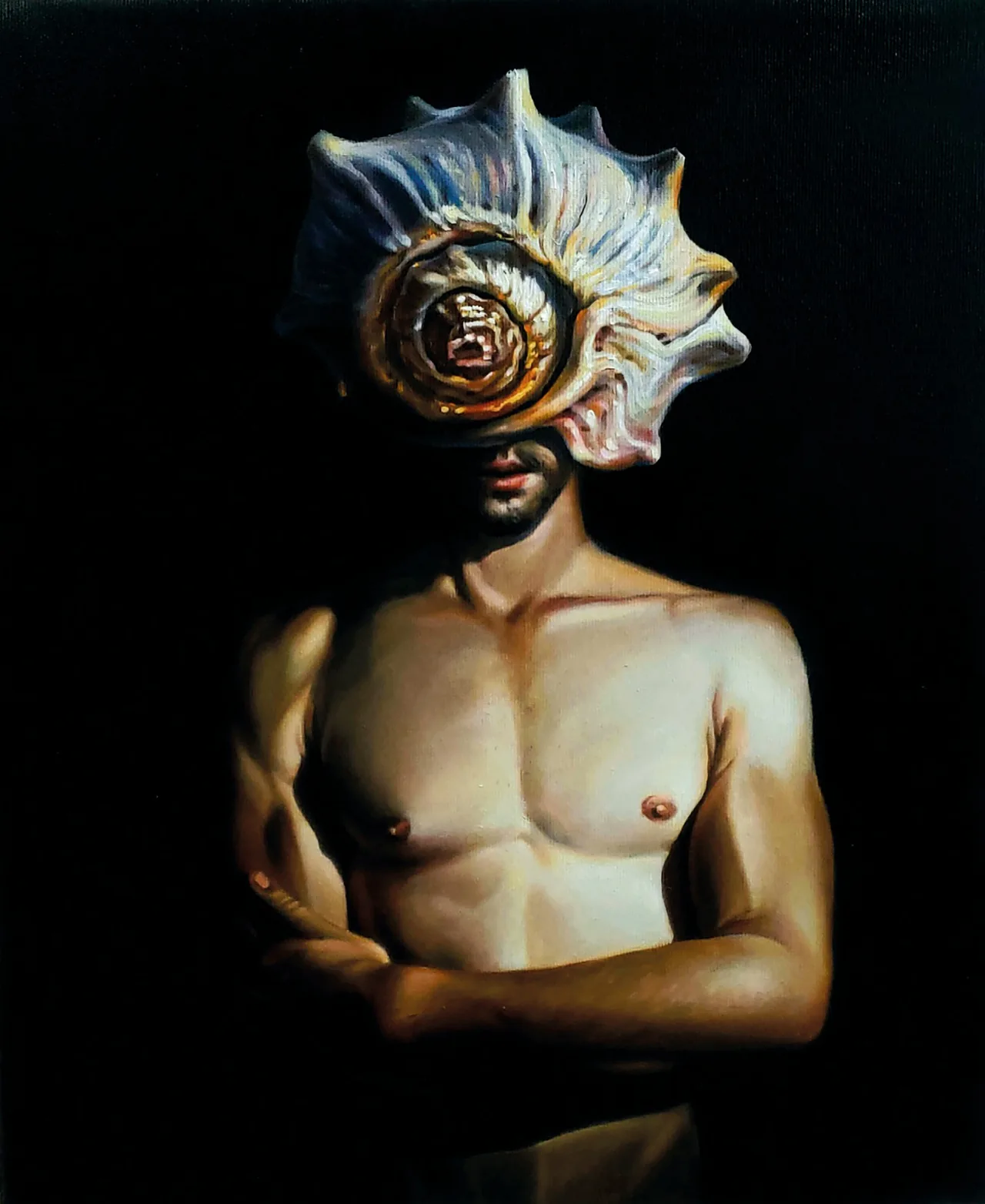 Untitled, 2023, oil on canvas — painting by Luis Alberto Saldaña