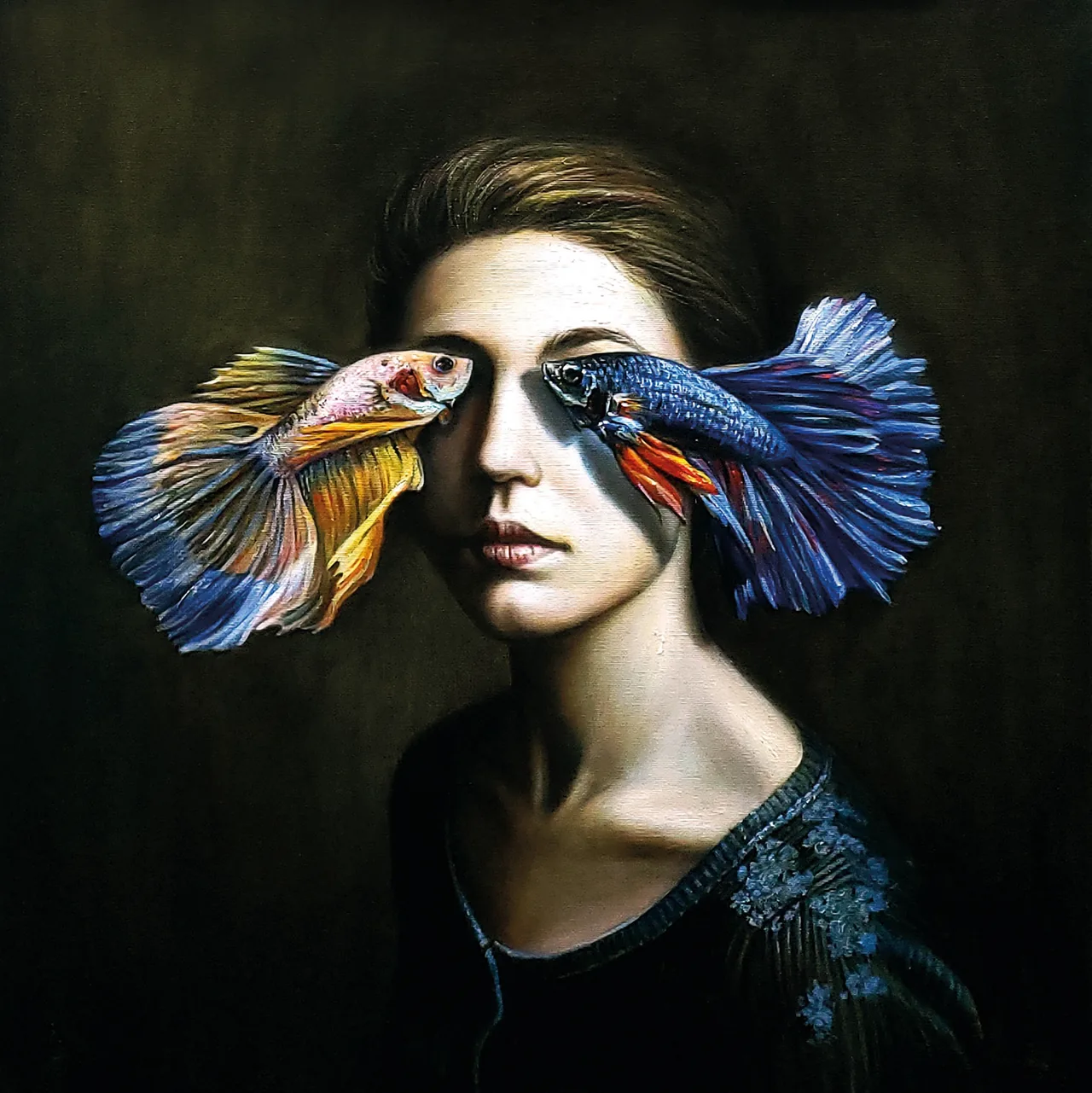 Untitled, 2023, oil on canvas — painting by Luis Alberto Saldaña
